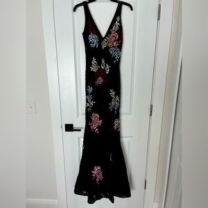 NWT Betsy & Adam mermaid evening gown